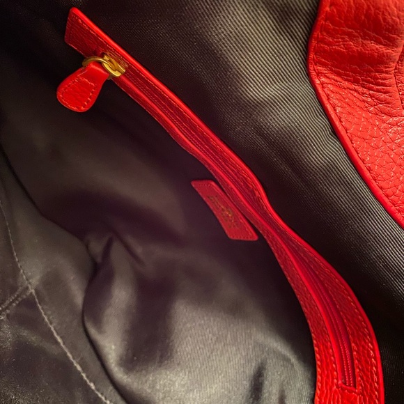 NWOT Bagdley Mischka red handbag - Picture 5 of 6